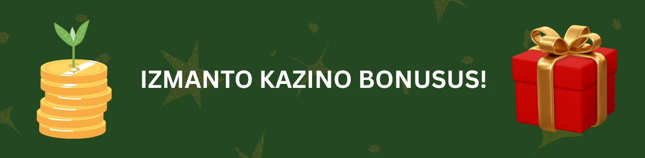 Kazino bonusi reģistrējoties